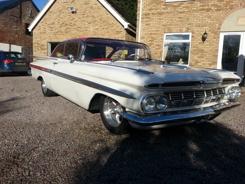 1959 chevy Impala 2 door sport coupe . In the UK For Sale