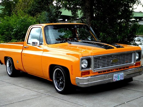 1974 Chevy C-10 Short Bed Pick-Up Truck 496 12 bolt $18.5k For Sale