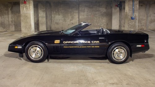1986 Corvette Pace Car Convertible = Black 18k miles $19.9k In vendita