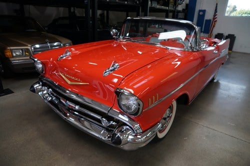 1957 Chevrolet Bel Air 283 V8 Convertible VENDU