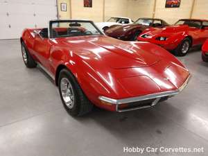 1972 Red Corvette Convertible Automatic For Sale (picture 1 of 6)