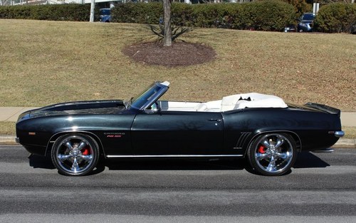 1969 Camaro SS Convertible Pro-Touring LS3-450-HP  $89.9k For Sale