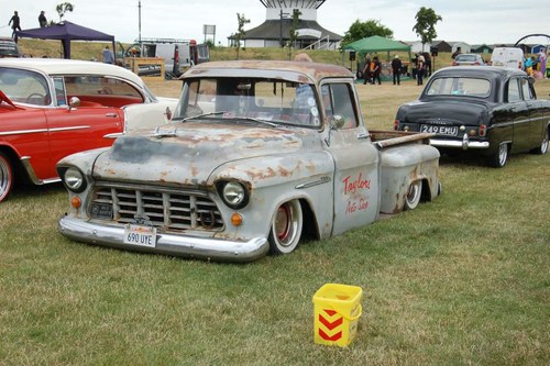 1955 Chevy Step side pickup bagged For Sale