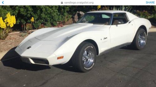 1974 Chevrolet Corvette C3  In vendita all'asta