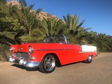 1955 Chevy Bel Air Convertible Restored Red(~)White  $obo For Sale