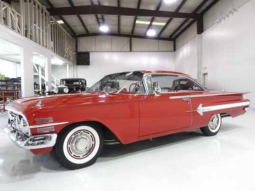 Roman Red 1960 Chevrolet Impala Sport Coupe SOLD