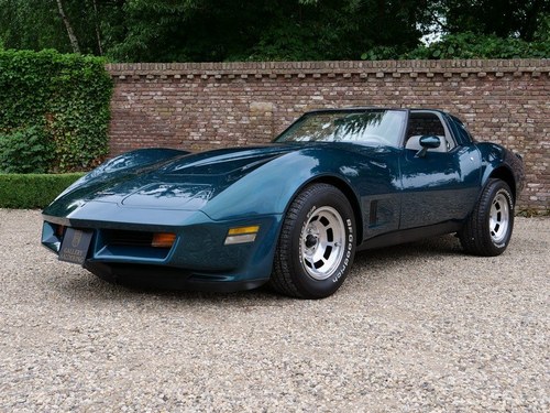 1981 Corvette C3 T-Top 22.615 miles!! matching numbers, rare colo For Sale