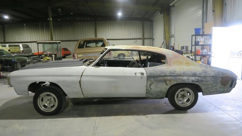 1971 Chevy Chevelle 4 speed Project No Engine Manual $8.5k For Sale