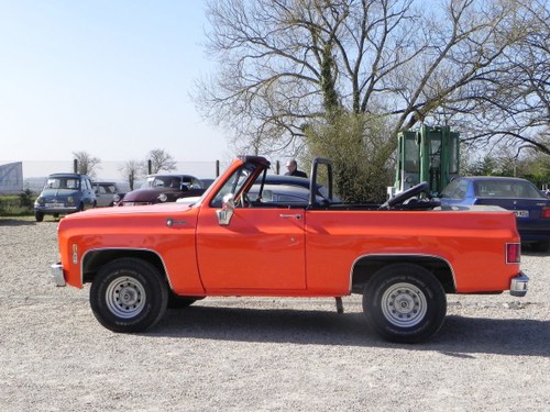 1975 Chevrolet Blazer K5 Cheyenne CABRIOLET UNIQUE In vendita