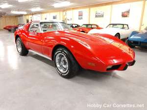 1977 Red Corvette White Int 4spd For Sale (picture 2 of 6)