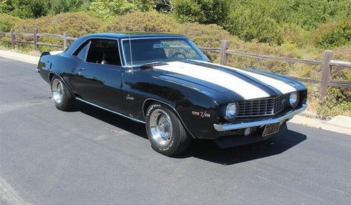 1969 Chevrolet Camaro Z28 Coupe Solid driver Black 302 $45.9 For Sale