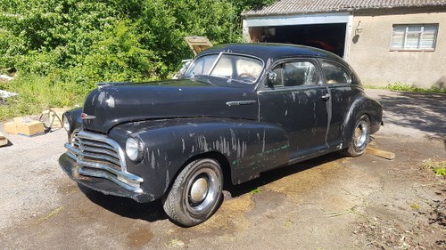 1947 Chevy fleetline rolling  shell great project In vendita