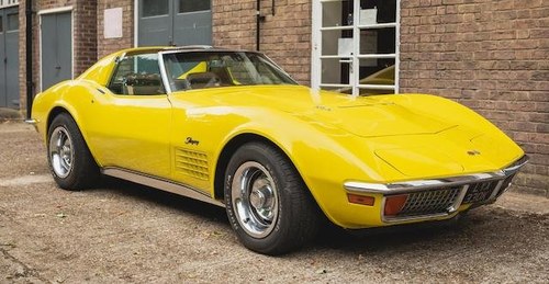 1972 Chevrolet Corvette Stingray T-Top Targa For Sale by Auction