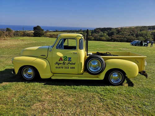 1954 UNUSUAL YELLOW Chevy Step side TRUCK  = UYT For Sale
