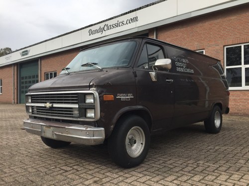1984 Chevrolet G20 panel van VENDU