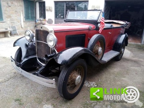 Chevrolet Independence Phaeton Torpedo 3.2, anno 1931, cons For Sale