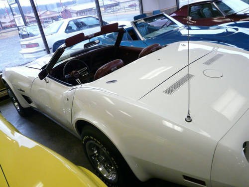 1974 White Corvette Convertible L82 4spd In vendita