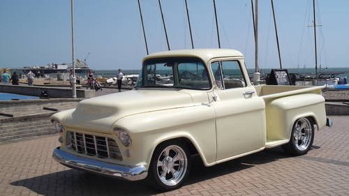 1955 HotRod Chevy Stepside Pickup Big Back Window SOLD