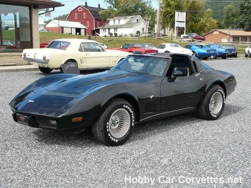 1979 Black Black Corvette 4spd For Sale