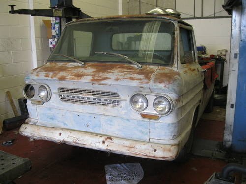 1961 Chevrolet Corvair Ramp Side Pickup Project SOLD