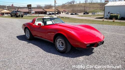 1979 Red Corvette L82 Oyster Int For Sale
