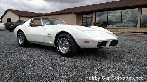 1975 White Corvette L82 4spd Fun Driver! For Sale
