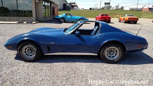 1977 Blue Blue Corvette 4spd 68K miles For Sale