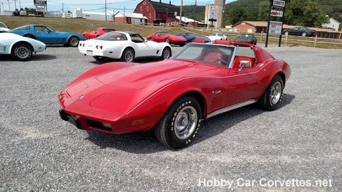 1976 Red Red Corvette Survivor For Sale