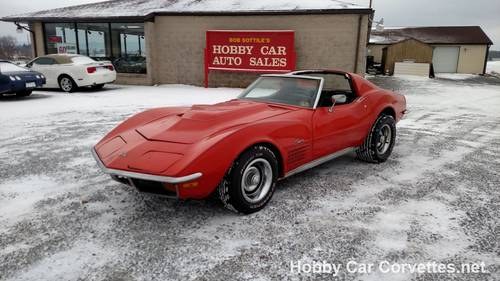 1971 Orange Corvette Black Int For Sale For Sale