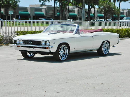 1967 Chevelle Convertible = Ivory 350 auto 10k miles  $49.9k For Sale