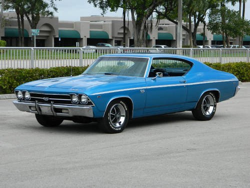 1969 Chevelle = SS Clone Clean Blue 350 auto  $34.9k In vendita