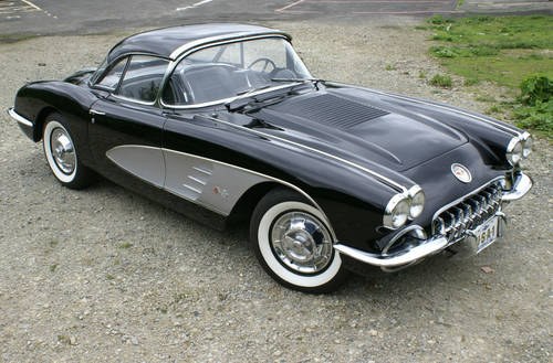 1958 Corvette C1 283 V8 Detachable Hard Top Automatic VERKOCHT