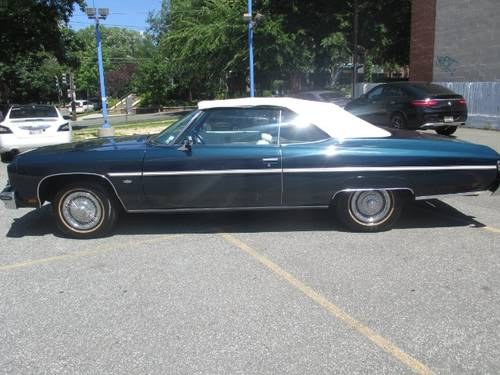 1975 Chevrolet Caprice Convertible = Clean Blue(~)Ivory $25. For Sale