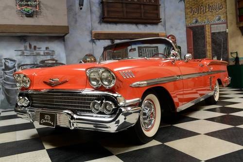 1958 Chevrolet Impala Convertible - 348 Tripower Engine For Sale