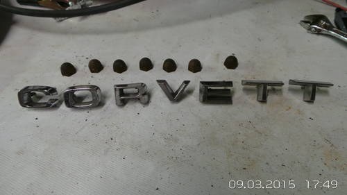 corvette c3 badges In vendita