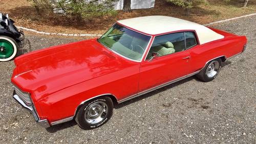 1970 Chevrolet Monte Carlo Cherry Red 350 V8  For Sale