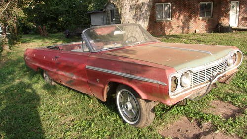 1964 Chevrolet Impala SS Convertible with factory A/C In vendita