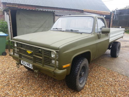 1971 Chevy k30 M1008 dropside pickup.Mot and tax exempt SOLD