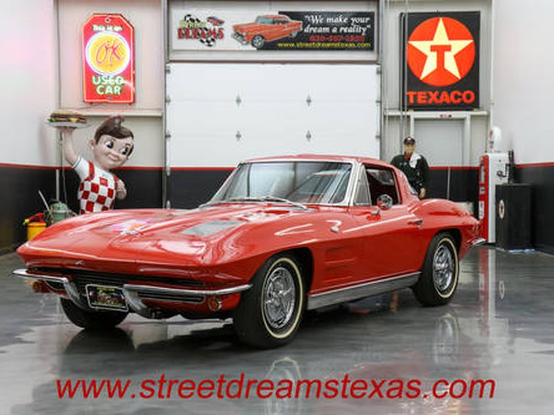 1963 Split Window Corvette Sting Ray 327/340 hp 63-4363P