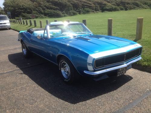 Chevrolet camaro convertible RS 327 1967 For Sale