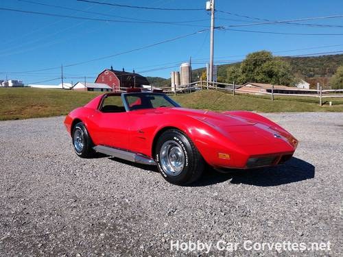 1974 Red Red 454 4spd Corvette 17K Miles For Sale