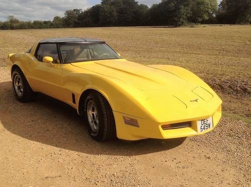 1981 Chevrolet Corvette C3 just £12,000 - £15,000 For Sale by Auction