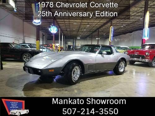1978 Chevrolet Corvette 25th Anniversary Very Low Miles!!! For Sale