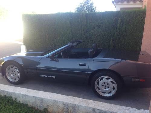 1991  corvette c4 convertible SOLD