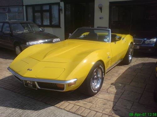 Corvette Stingray Convertible 1972 Matching Number For Sale