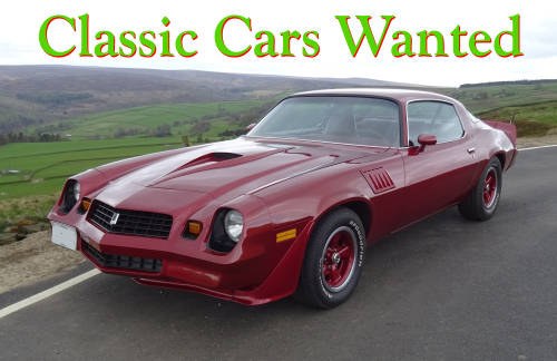 Chevrolet Camaro Wanted For Sale