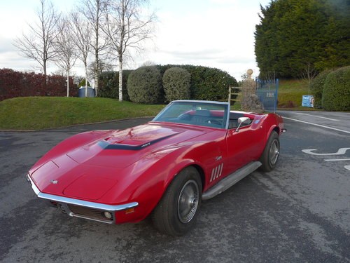 1969 corvette 427 big block 400hp manual roadster In vendita