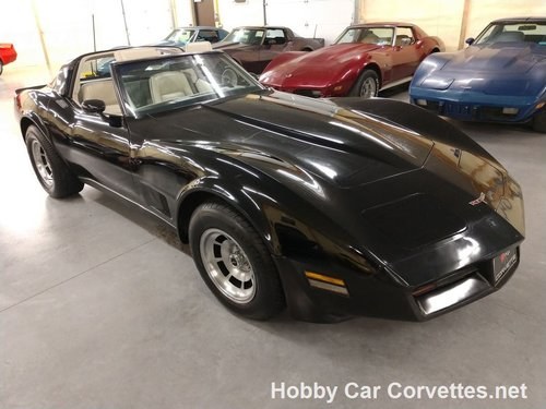 1980 Black Corvette Oyster Int For Sale In vendita
