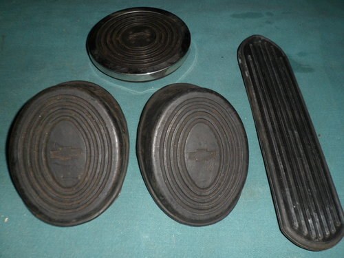 1936 1930s Chevy parts - rubber pads pedal + wing For Sale