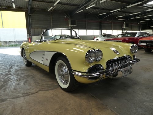 1958 Corvette C1 full matching frame-off restoration In vendita